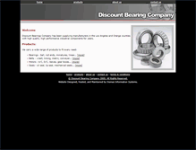 Tablet Screenshot of discountedbearings.com